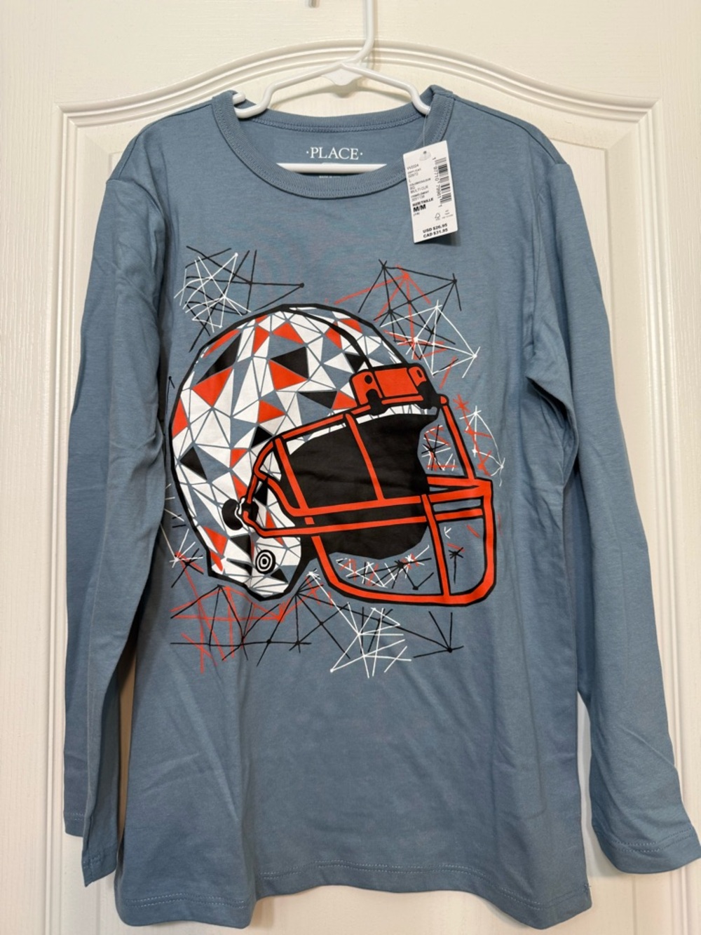 NWT! Boys Football Long Sleeve Tee - Picture 6 of 7